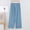 Light Blue plus size wide leg pants for women a1, variant on Cagogo Womens Plus Size Wide Leg Elastic Waist Drawstring Flowy Casual Loose Long Pants Trousers with Pockets Summer Beach Work Lounge, Purple 5XL