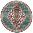 thumbnail image 4 of SAFAVIEH Monaco Trochez Traditional Area Rug, Blue/Multi, 6'7" x 9'2", 4 of 9