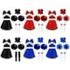thumbnail image 4 of Disfraz de animadora para niños, uniforme de baile, traje de animadora, top corto sin mangas con lentejuelas, falda con calcetines, conjunto de ropa de baile para niñas de la escuela, 4 of 5