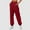 Red, variant on Luogg Women’s Fleece Lined Sweatpants Wide Straight Leg Pants Bottom Sweatpants Joggers Pants Workout High Waisted Yoga Pants With Pockets Women’s Straight Leg Casual Pants