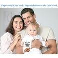 thumbnail image 6 of WaaHome First Fathers Day Card - Happy First Father's Day Gifts Card with Envelope First Time Dad Fathers Day Gift for New Dad from Wife Baby Girl Boy, 6 of 7