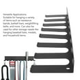 thumbnail image 4 of Gym Organizer Rack, 8 Hook Gym Equipment Wall Rack Hanger Durable  for  Rope, 4 of 8