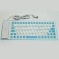 thumbnail image 4 of LOVEVER Portable Silent Foldable Silicone Keyboard USB Wired Flexible Soft Waterproof Roll Up Silica Gel Keyboard for PC Laptop, 4 of 7