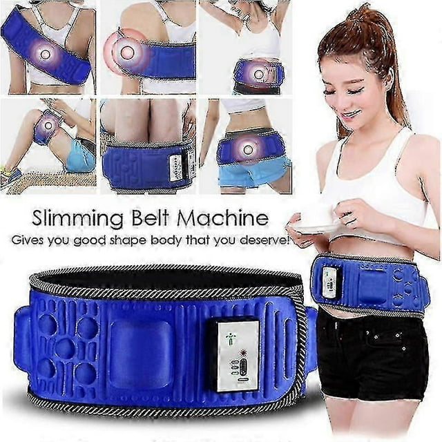 Body Electric Vibrating Massager 5 Motors Slimming Belt Body Waist Leg Slimming Fat Burning Weight Losing Body Shaping Machine
