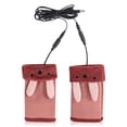 thumbnail image 2 of Guantes con calefacción de invierno Ciclismo Cálido Mittens USB Interior al aire libre Tamaño sin aislado Térmico Guante Hogar para el hogar Rojo de vino, 1 par Advancent HA011726-03, 2 of 7