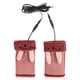 thumbnail image 2 of Guantes con calefacción de invierno Ciclismo Cálido Mittens USB Interior al aire libre Tamaño sin aislado Térmico Guante Hogar para el hogar Rojo de vino, 1 par seitruly HA011726-03, 2 of 7