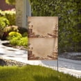 thumbnail image 4 of Wukai Engraved Coffee On Kraft Paper Garden Flags Double Sided Welcome Garden Yard House Flags Outside Outdoor House (Only Flag), 4 of 8