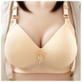 thumbnail image 3 of JGTDBPO Full Coverage Bras For Women Snap Sleep Bra Comfor Sports Bras For Women Nursing Sleep Bras For Breastfeeding Maternity Comfy Bralette Everyday Bras Wireless Button Down Bra Minimizer Bras, 3 of 4