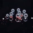 thumbnail image 3 of 1Box 200pcs 4 Sizes Mini Clear Glass Globe Bottle Wish Glass Ball Bottles for DIY Pendant Charms Stud Earring Making (Without cover), 3 of 6