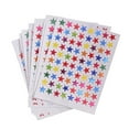 thumbnail image 1 of 6 Packs of 1cm Self Adhesive Assorted Color Sparkle Star Stickers Students Rewards Teachers Supplies, 1 of 7