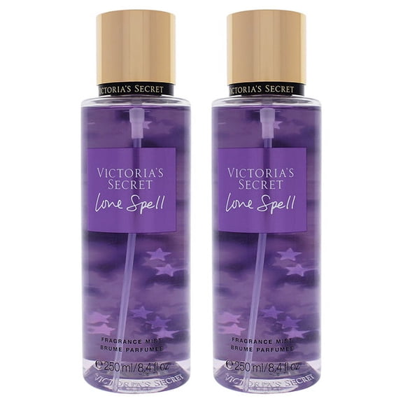 Victoria's Secret Love Spell - Pack of 2 Fragrance Mist 8.4 oz