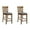 Caramel, variant on Signature Design by Ashley Ralene Counter Height Upholstered Barstool, Set of 2, Medium Brown