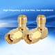 thumbnail image 5 of Adaptador Coaxial RF De ángulo Recto SMA Hembra A SMA Macho De 2 Piezas, Conector De Latón Puro De Alta Frecuencia Y Baja Pérdida, Con Resistencia A La Corrosión ácida A Alta, 5 of 7
