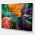 thumbnail image 1 of Designart - Nuages Dégradés Colorés et Sombres - Moderne & Contemporain Toile Wall Art Print, 1 of 2