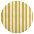 thumbnail image 3 of Aesthetic Golden Yellow And White Vertical Round Carpet Circle Rug Outdoor Patio Area Rug Washable Large Area Rugs Hallway Room Decor Fitness Mats, 3 of 8