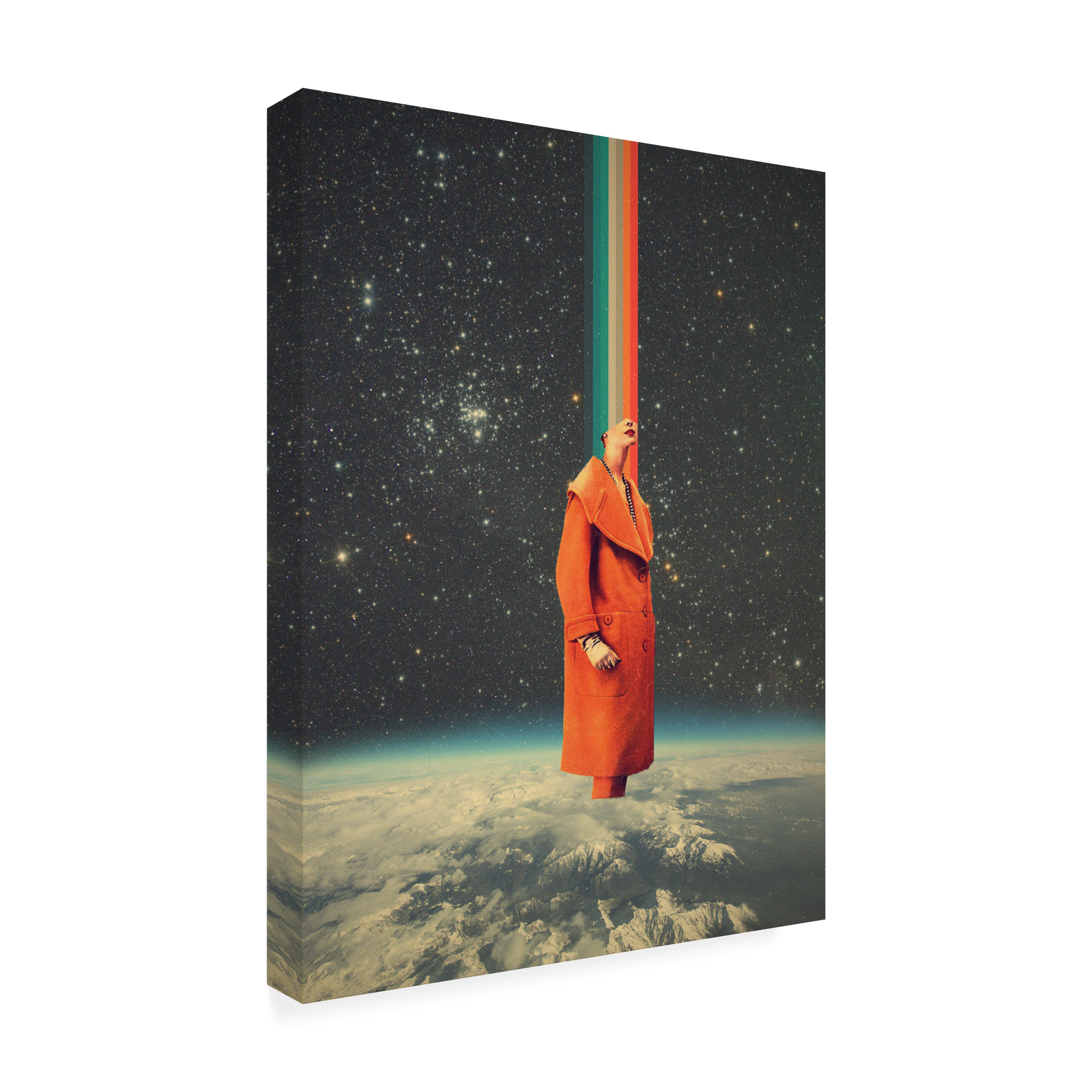 Frank Moth 'Spacecolor' Canvas Art