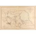 thumbnail image 1 of 24"x36" Gallery Poster, Map of the Yellowstone and Missouri Rivers 1868, 1 of 1
