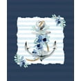 thumbnail image 2 of Allen, Kimberly 26x30 White Modern Wood Framed Museum Art Print Titled - Floral Anchor 2, 2 of 4
