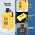 thumbnail image 3 of 4 Wire Dump Trailer Remote Control Dump Trailer Controller Dump Trailer Push Button Switch Dump Trailer Remote Control 12V DC 4 Wire 3 Wire Up And Down Control Switch For Crane, 3 of 8