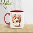 thumbnail image 5 of Happy Mother's Day Goldendoodle with Flower Crown and Greeting Card 11oz Accent Two-tone Mug Doodle Dog Lover Gifts Idea Coffee Tea Cup - 13004, 5 of 5