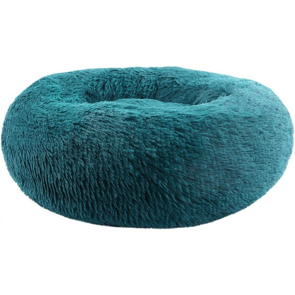 Panier de Chat Rond en Peluche pour Animal Chats et Petits Chiens Coussin pour lit de Chat Lit Donut Chien Convient Sofa