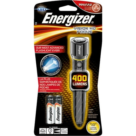 Energizer Vision HD Performance Metal Flashlight with Digital
