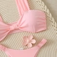 thumbnail image 4 of Traje de baño de 2 piezas para mujer, trajes de baño para mujer, bikini de cintura alta con cordón ajustable, traje de baño dividido para mujer, 4 of 7