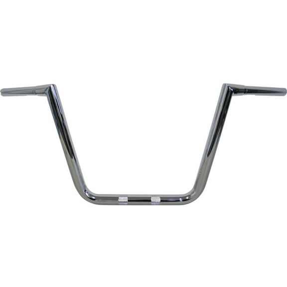La Choppers LA-7362-13 1-1/4in. Hefty Twin Peaks Handlebar - 13in. - Chrome
