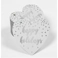thumbnail image 2 of Inkdotpot Silver Foil Paper Hang Tags Happy Holiday Favor Tags 100 Pieces, 2 of 6