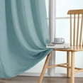 thumbnail image 5 of OVZME 2 Panels Set Aqua Blue Blackout Curtains for Living Room 84 Inch Length, Solid Thermal Insulated Privacy Bedroom Window Treatment Curtains Blackout Drapes, W40 x L84 Inch, Aqua, 5 of 7