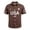 Brown, variant on LNZGNM 4th of July Patriotic Shirts Men USA 250th Anniversary Button Down Hawaiian Shirts Casual USA Flag Collared Shirt Summer Tops,Gray S