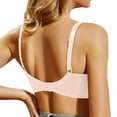 thumbnail image 4 of Pxiakgy bras for women Womens Underwire Bra Lace Floral Bra Unlined Unpadded Plus Size Full Coverage Bra Pink + L, 4 of 5