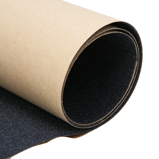 Papel de Lija Grueso para monopatín, dise?o de ventilación sin Burbujas de Aire Papel de Lija Perforado para monopatín, Resistente al Agua, fácil de Pegar, Antideslizante para escaleras, lija grueso Higoodz Deportes al aire libre