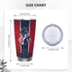 thumbnail image 4 of Taza térmica duradera de acero inoxidable 304 con tapa y pajita con temática del equipo de fútbol Patriots Taza térmica de acero inoxidable de 20 oz Taza para automóvil Adecuada para bebidas frías y, 4 of 8