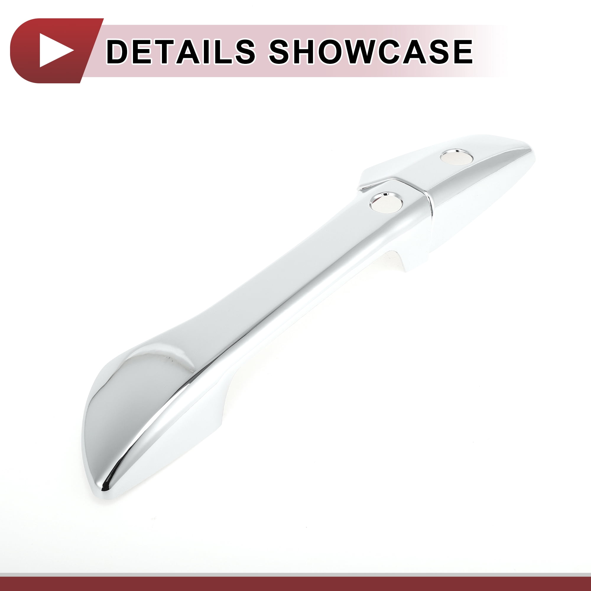 Unique Bargains Car Door Handle Cover Set for Honda Accord 2008-2012 Silver ABS