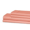 thumbnail image 1 of BNM 300 Thread Count Cotton Sheet Set, King, Coral, 1 of 1