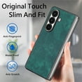 thumbnail image 6 of Dteck for Samsung Galaxy Z Fold 7 5G Case, Retro PU Leather Ultra Thin Slim Durable Shockproof Protective Phone Cover for Samsung Galaxy Z Fold7, Green, 6 of 7