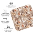 thumbnail image 3 of Vsdgher Woodland Animals in Neutral Tones Leather Coasters for Drinks, Durable Drink Coasters 4 Set for Tabletop Protection, Luxurious Home Décor and Housewarming Gift-Square, 3 of 6