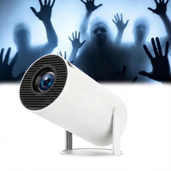 Scare Cast Projector, Fantasy Projector - Smart Halloween Window Movie Projector with Dual WiFi & Bluetooth, Outdoor Display for Decor, Built-in Speaker