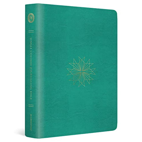 Pre-Owned ESV Single Column Journaling Bible (Trutone, Teal, Resplendent Cross Design) (Unknown) 1433555832 9781433555831