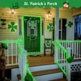 thumbnail image 3 of 2 Pack Green Solar Fairy Lights, Each 33ft 100 LED Green Solar Lights Outdoor, Waterproof St Patricks Day String Lights for Outside Patio Garden Party Tree Decorations, 3 of 7