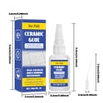 thumbnail image 3 of El pegamento para servicio de cerámica se puede utilizar para reparar cerámica,vidrio y alfarería dañados,y para reparar su cerámica significativa,30 ml, 3 of 9