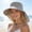 Gray, variant on Wide Brimmed Sun Hat, UV Resistant Breathable Polyester, for Outdoor Summer Sunburn Protection, 1-Pack