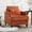 Dark Orange, variant on Chenille Sofas Couch for Living Room, 29.5’’ Mid Century Modern Single Sofa Chair, Small Cloud Couch with Deep Seats, Comfy Accent Armchair for Living Room, Apartment, Bedroom