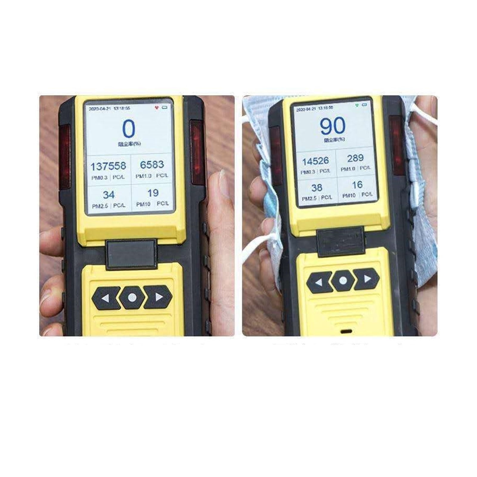Handheld Industrial Air Quality Detector Dust Particle Counter Dust Particles Pm2.5pm10
