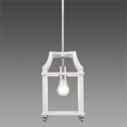thumbnail image 1 of Leighton PW Mini Pendant in Pewter with White, 1 of 2