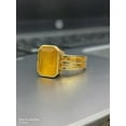 thumbnail image 5 of Natural Certified 6 Ct Yellow Sapphire / Pukhraj 925 Sterling Silver Astrological Purpose Ring Handmade Ring For Man & Woman, gift for her, 5 of 5