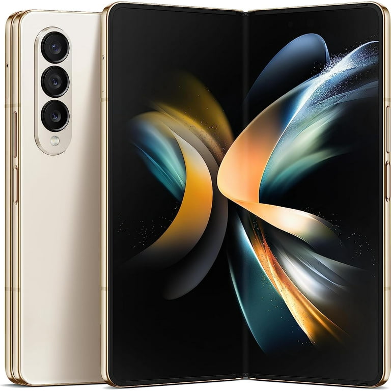 Samsung Galaxy Z Fold 4, 256GB, Factory Unlocked, Beige