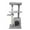 Light Gray, variant on Pefilos 44" Multi-Level Modern Cat Tower for Indoor Cats with Scratching Post, Cozy Condo, Top Perch, Hammock and Dangling Ball For Small to Medium Cat Tree Tower for Adult Cats, Beige