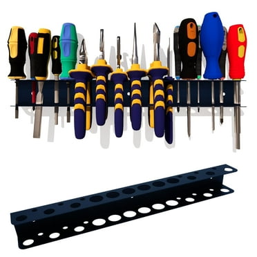 Screwdriver and Pliers Organizer Wall Mounted Metal for Garage